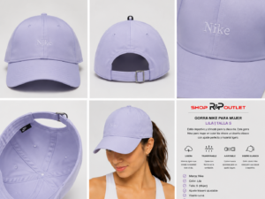 Gorra nike Gorra Nike Club Cap Lila Mujer | Ajustable Talla S