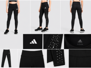 adidas negro Leggings Adidas Essentials Glam Joven Negra | Cómodos y Flexibles para Entrenamiento