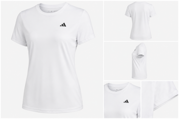 blanca adidas Playera Adidas Aeroready Made For Training Mujer Blanca
