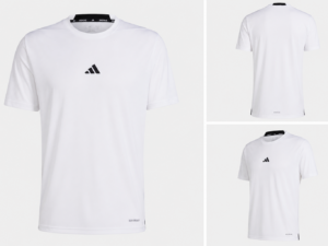 Playera Deportiva Adidas AEROREADY Blanca para Hombre