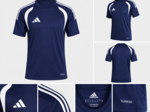Playera adidas Tiro Jersey Hombre Azul