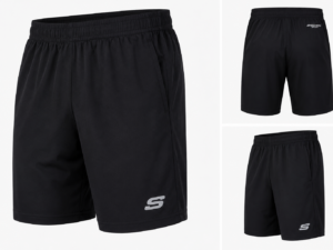 Skechers negro Skechers Short Classic con Bolsas para Entrenamiento Hombre