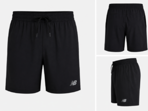 Short Deportivo New Balance Sport Essentials 5" Hombre Negro