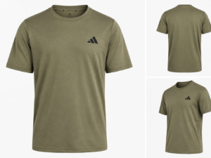 Playera adidas Deportiva para Hombre Verde Olivo